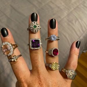 Sterling silver rings